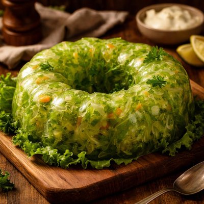 Image of Lime Jello Cabbage Salad
