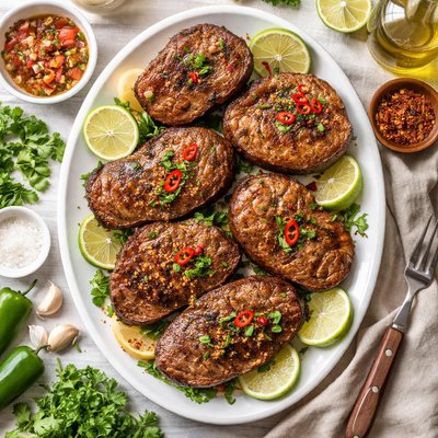 Image of Lime Marinated Eye of Round Steaks