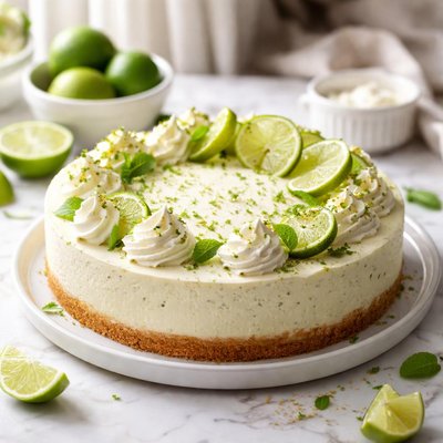 Image of Lime No Bake Cheesecake