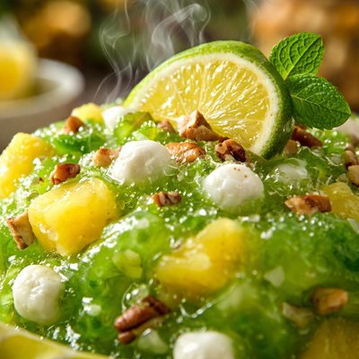 Image of Lime Pineapple Congealed Salad