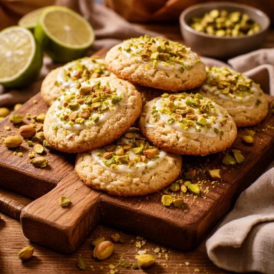 Image of Lime Pistachio Cookies