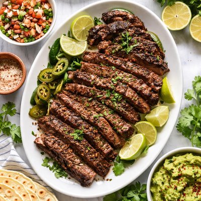 Image of Lime Soaked Cumin Crusted Skirt Steak
