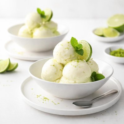 Image of Lime Sorbet Parfaits