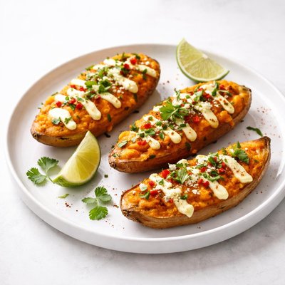 Image of Limed Twice Baked Sweet Potatoes