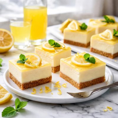 Image of Limoncello Liqueur Plus Cheesecake Squares