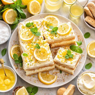 Image of Limoncello Tira Mi Su Tiramisu