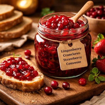 Image of Lingonberry Cranberry Strawberry Conserve