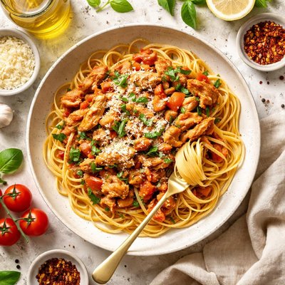 Image of Linguine with Chicken Ragu