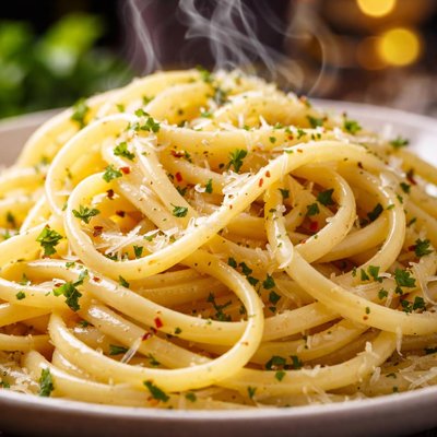 Image of Linguine with Olive Oil Parmesan