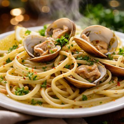 Image of Linguine with White Clam Sauce