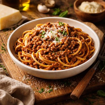 Image of Linguini Alla Bolognese