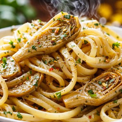 Image of Linguini with Artichokes