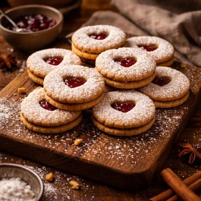 Image of Linzer Cookies Dorie Greenspan
