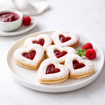 Image of Linzer Heart Cookies