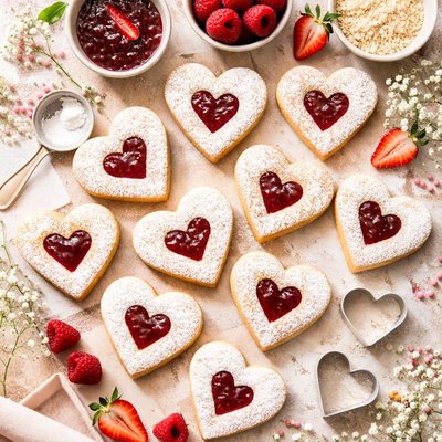 Image of Linzer Valentine Hearts