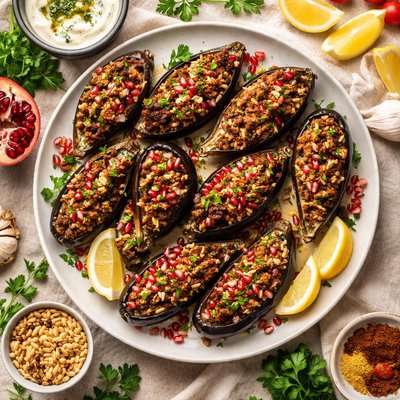 Image of Lis an El Qa Thi Judges Tongue Iraqi Stuffed Eggplant