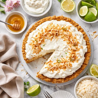 Image of Lite and Dreamy Coconut Cream Pie