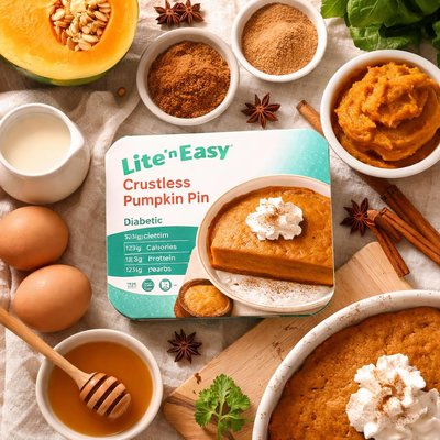 Image of Lite N Easy Crustless Pumpkin Pie Diabetic