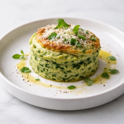 Image of Lite Spinach Souffle