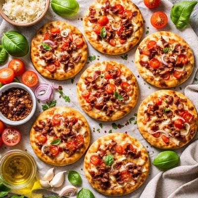 Image of Little Bacon Pizzas