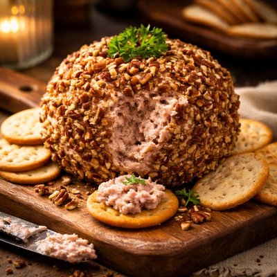 Image of Liver Sausage Cream Cheese Ball