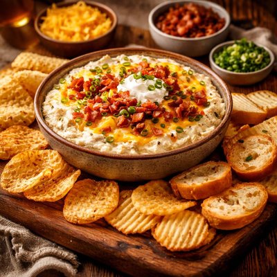 Image of Loaded Baked Potato Dip Spread