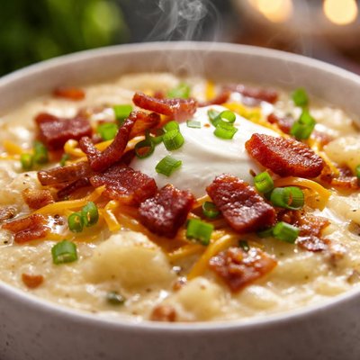 Image of Loaded Baked Potato Soup Gluten Free