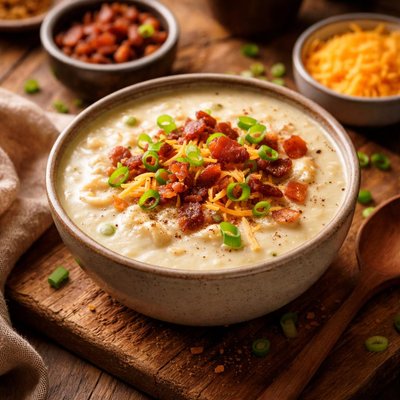 Image of Loaded Baked Potato Soup Lactose Free