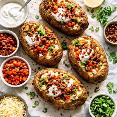 Image of Whole30 Loaded Baked Potatoes