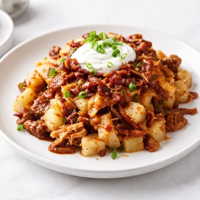 Image of Loaded Barbecue Baked Potato Casserole