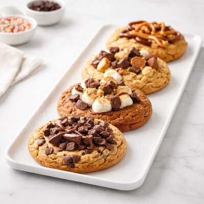 Image of Loaded Cookies in a Cookie Bar