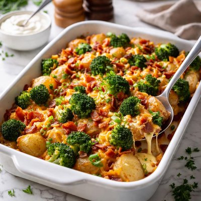 Image of Loaded Potato Broccoli Bake