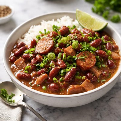 Image of Loaded Red Beans
