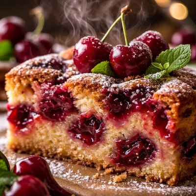 Image of Lomousin Cherry Pudding Cake