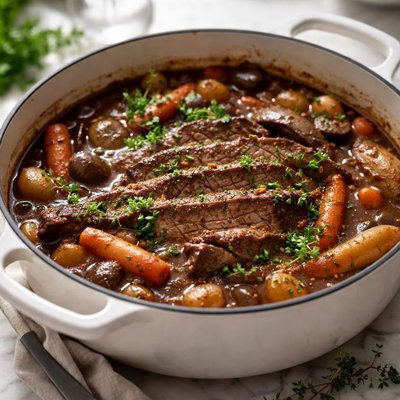 Image of London Broil Stewed in Stout