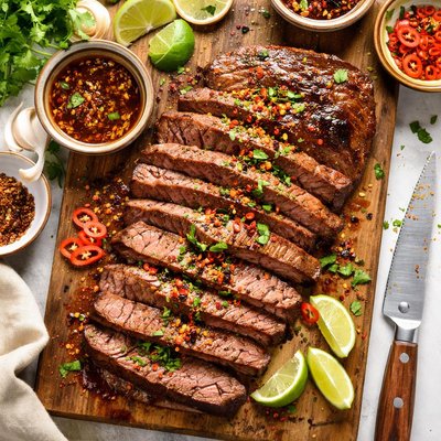 Image of London Broil with Chili Marinade