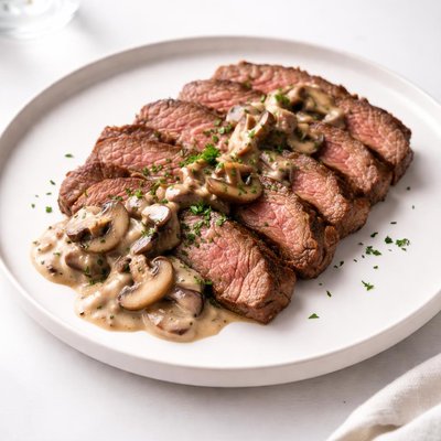 Image of London Broil with Mushroom Sauce