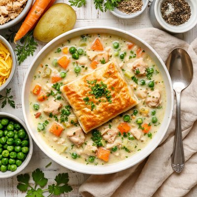 Image of Lone Star Steakhouse Saloon Chicken Pot Pie Soup Copycat
