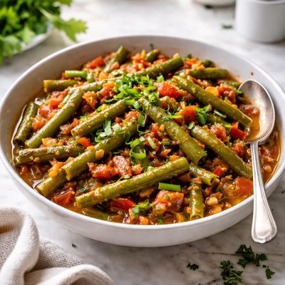 Image of Louisiana Green Beans Creole Recipe for Zwt 9
