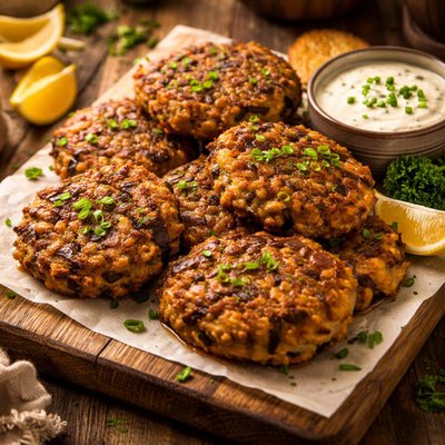 Image of Louisiana Mashed Eggplant Patties