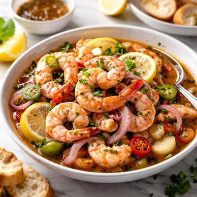 Image of Louisiana Pickers Shrimp with Piquant Sauce