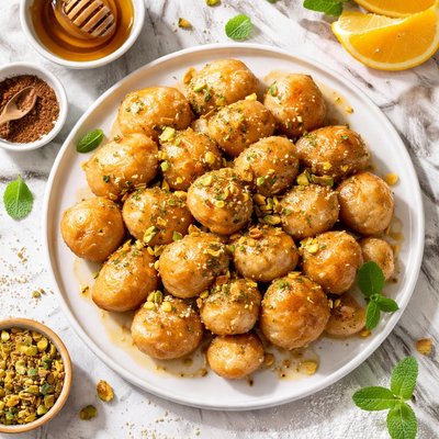 Image of Loukoumades Honey Puffs