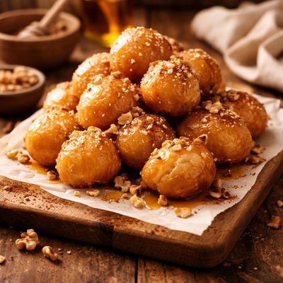 Image of Loukoumathes Honey Puffs