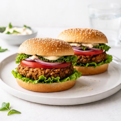 Image of Love Me Tender Nut Burgers