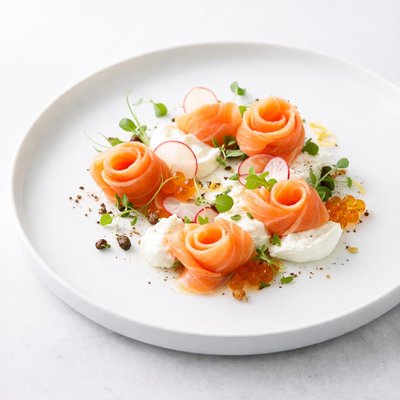 Image of Lovely Smoked Salmon and Cream Cheese Entree
