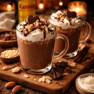 Image of Lovers Delight Hot Chocolate with Kahlua and Almond