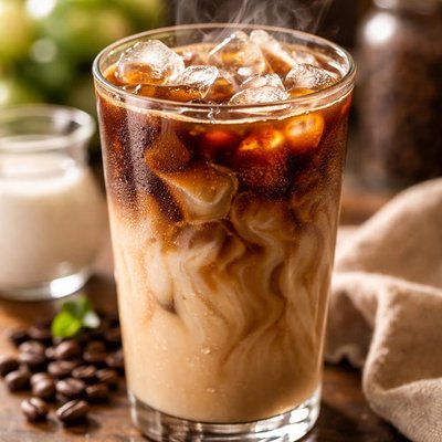 Image of Low Cal Iced Coffee with Milk Cafe Au Lait