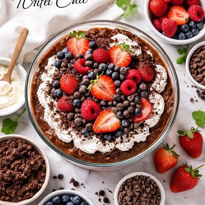 Image of Low Cal Low Fat Easy Chocolate Trifle