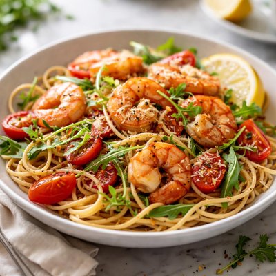 Image of Low Cal Shrimp Pasta