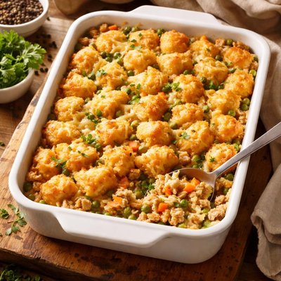 Image of Low Cal Tater Tot Casserole